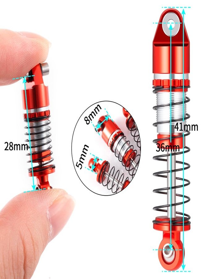 RCLIONS RC Car Shocks 36mm Oil Shock Absorber for AXIAL SCX24 1/24th RC Crawler Car Upgrade Parts - Image 4